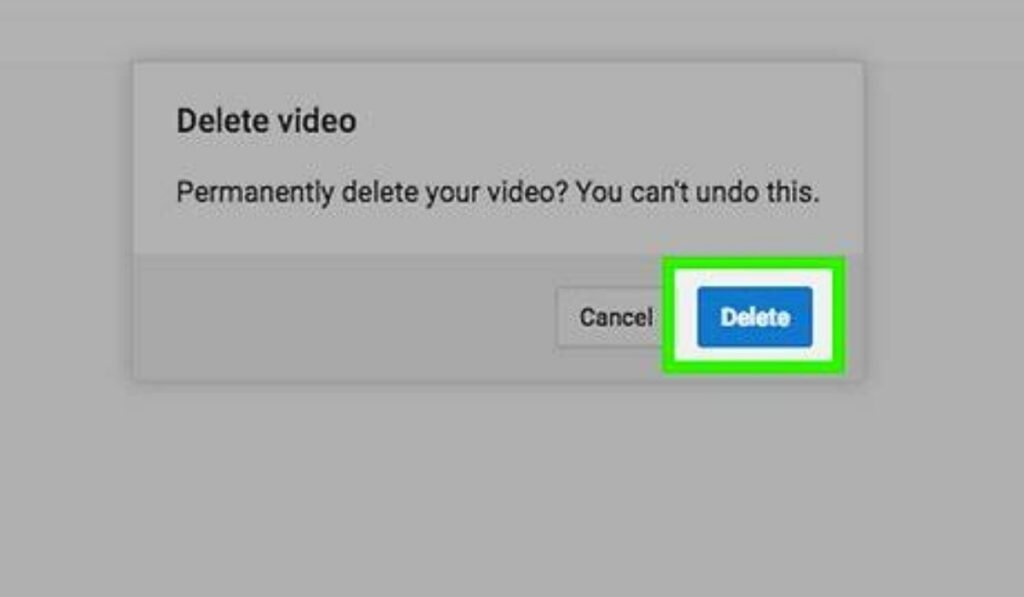 Delete YouTube Videos