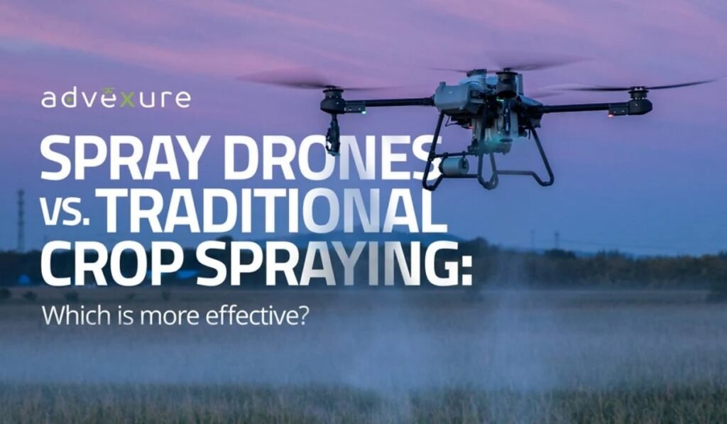 Drones vs. Ground Sprayers