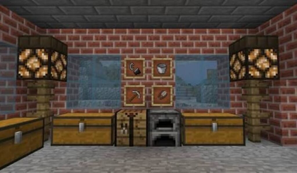 Make a Redstone Lamp
